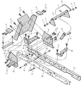 Part Location Diagram of 776101 Briggs and Stratton Battery box support
